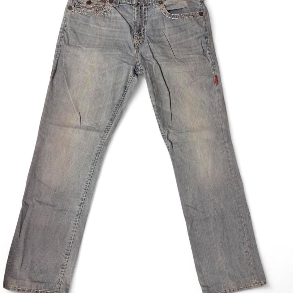 True-religion Men's Blue and Navy Jeans